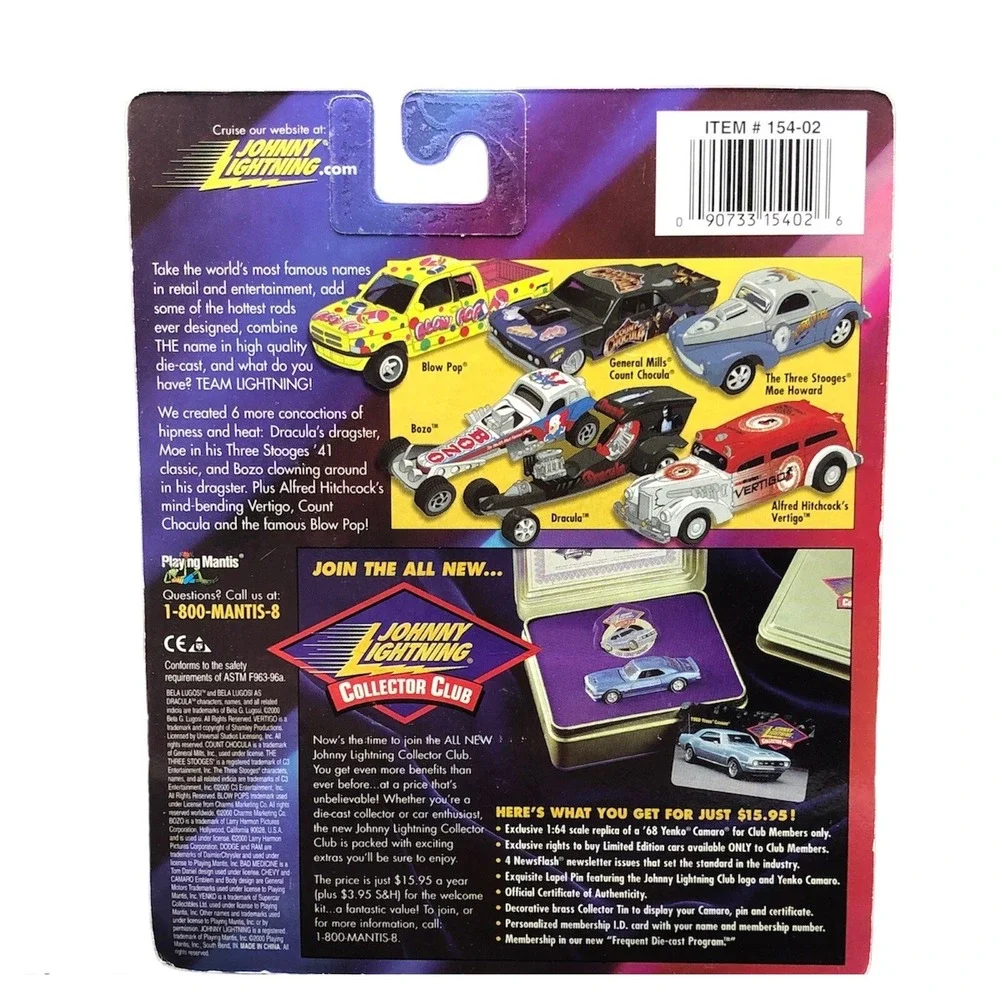 Johnny Lightning Team Lightning 1958 Alfred Hitchcock Vertigo Movie Car Die Cast